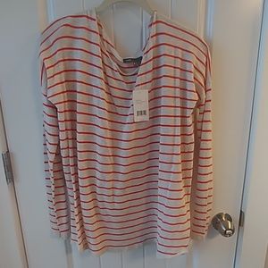 Vince striped lightweight sweater